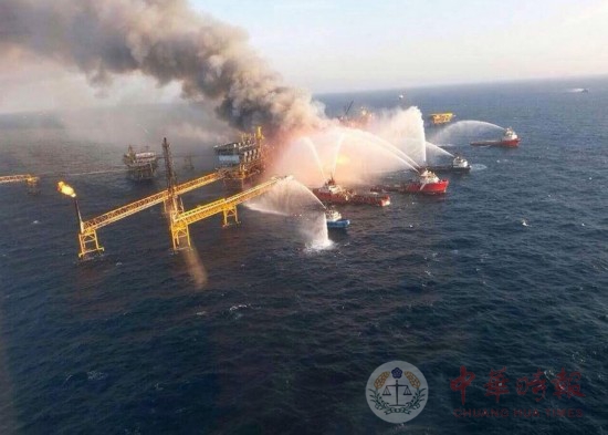 墨西哥湾油井平台突发大火至少4死16伤