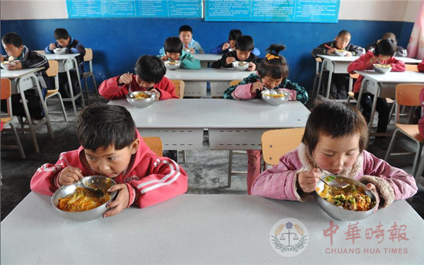 宁夏农村孩子的“免费午餐”