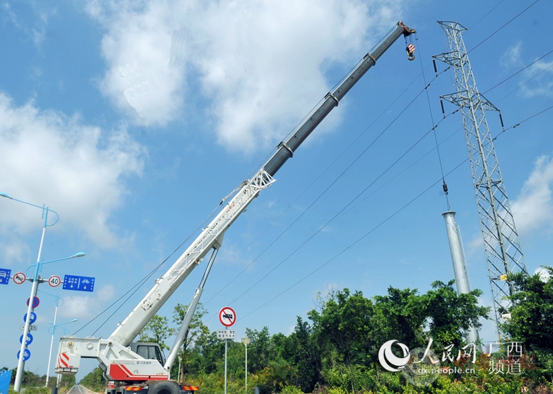 广西沿海电网防风加固改造项目可抵御12级台风