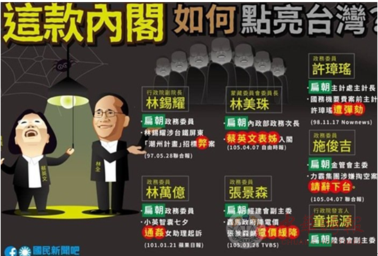 看林全“新內閣”人事 蔡正元諷：如何點亮台灣？