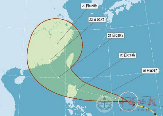 “海马”转强台风 逼近台湾
