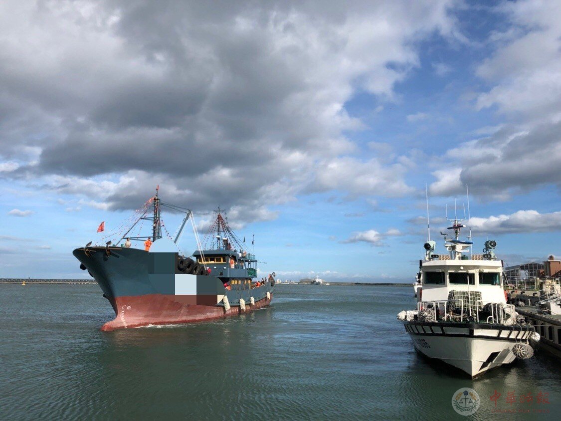台当局“淡水海巡队”以"越界"为由扣押1艘大陆渔船 18人被