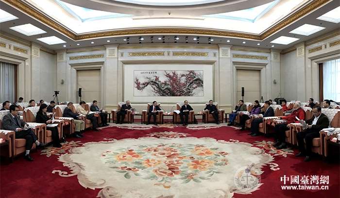 中国统促会召开理事座谈会 学习贯彻习近平对台讲话精神